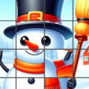 Happy Snowman Puzzle 7 happy snowman puzzle 1
