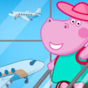 Hippo Family Airport Adventure 5 hippo family airport adventure