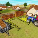 Tractors Parking 8 tractors parking
